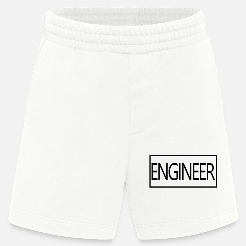 Engineer Proud Graduated Engineering Student - Heavyweight Shorts - made by SPREAD  - OFF WHITE