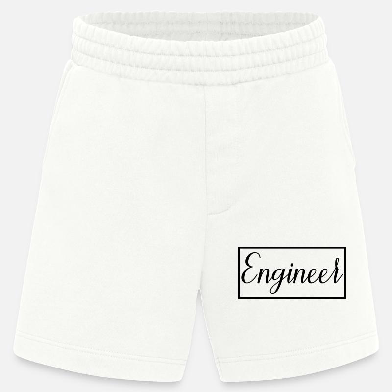Engineer Proud Graduated Engineering Student - Heavyweight Shorts - made by SPREAD  - OFF WHITE
