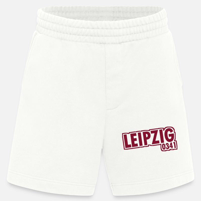 Leipzig - 0341 - Area Code - Saxony - Heavyweight Shorts - made by SPREAD  - OFF WHITE