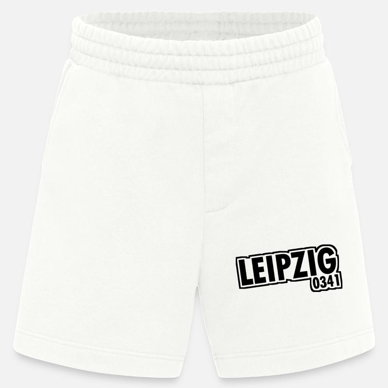 Leipzig - 0341 - Area Code - Saxony - Heavyweight Shorts - made by SPREAD  - OFF WHITE