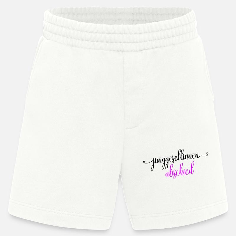 Junggesellinnenabschied Spruch - Heavyweight Shorts - made by SPREAD  - OFF WHITE