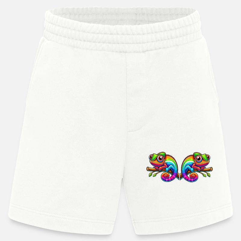 Chamäleon Comic 2 - Heavyweight Shorts - made by SPREAD  - OFF WHITE