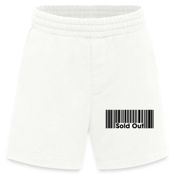 Sold Out – Ausverkauft Shop Code Barcode Shirt - Heavyweight Shorts - made by SPREAD  - OFF WHITE - Vorne