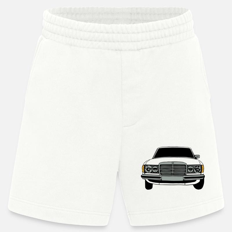 MB W123 Youngtimer Oldtimer,70er,80er (25) - Heavyweight Shorts - made by SPREAD  - OFF WHITE