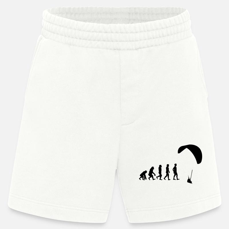 Evolution glider - Heavyweight Shorts - made by SPREAD  - OFF WHITE