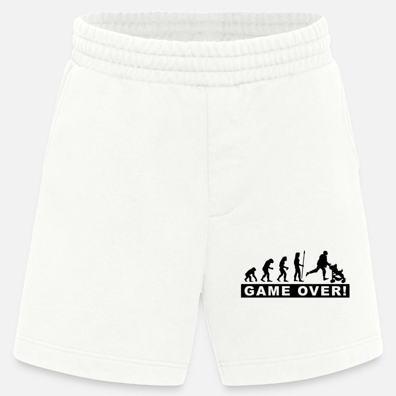 evolution_daddy - Short bio épais fabriqué en UE - OFF WHITE