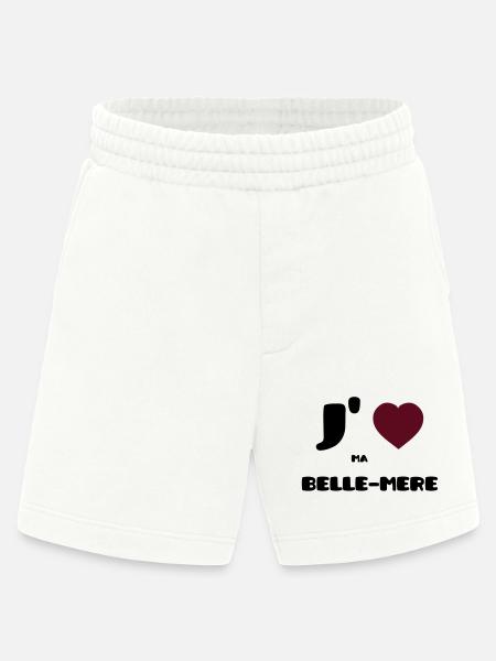 J'aime ma belle-mère (V) - Short bio épais fabriqué en UE - OFF WHITE