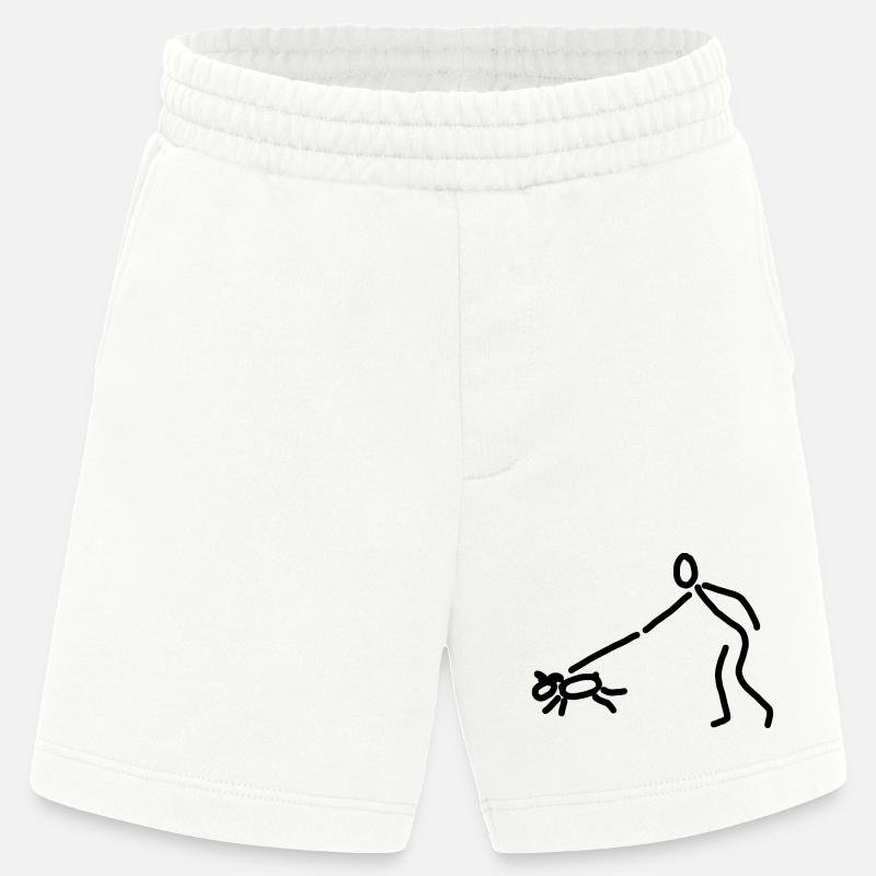 iYpsilon Hund gassi - Heavyweight Shorts - made by SPREAD  - OFF WHITE