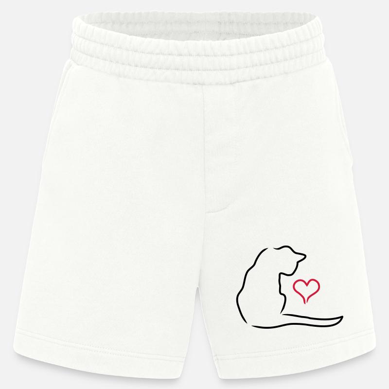 Katze - Heavyweight Shorts - made by SPREAD - OFF WHITE