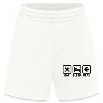 Eat Sleep Play Tennis - Short bio épais fabriqué en UE - OFF WHITE - Devant