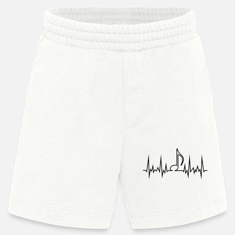 wave_note - Short bio épais fabriqué en UE - OFF WHITE