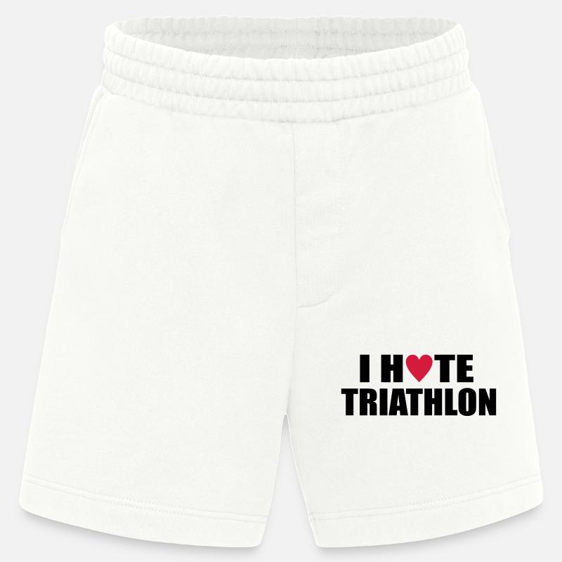 triathlon - Heavyweight Shorts - made by SPREAD  - OFF WHITE
