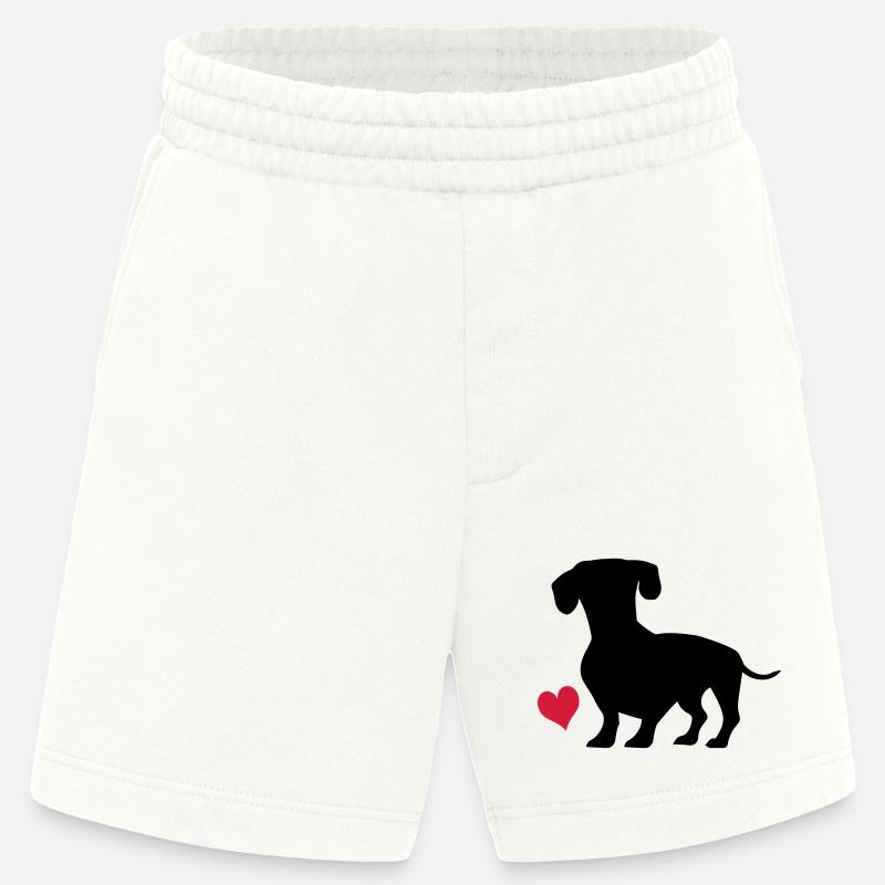 Dackel - Short bio épais fabriqué en UE - OFF WHITE