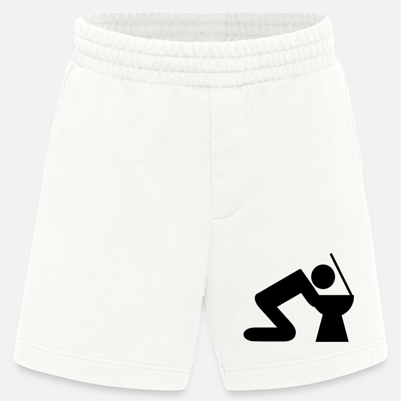 übergeben - Heavyweight Shorts - made by SPREAD  - OFF WHITE