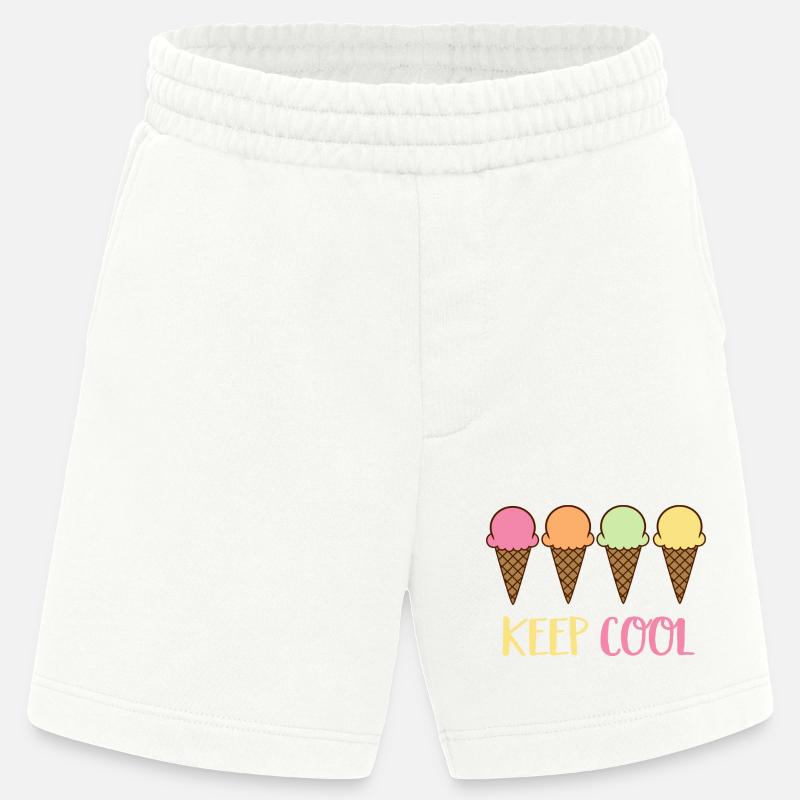 Eiscreme - Heavyweight Shorts - made by SPREAD  - OFF WHITE
