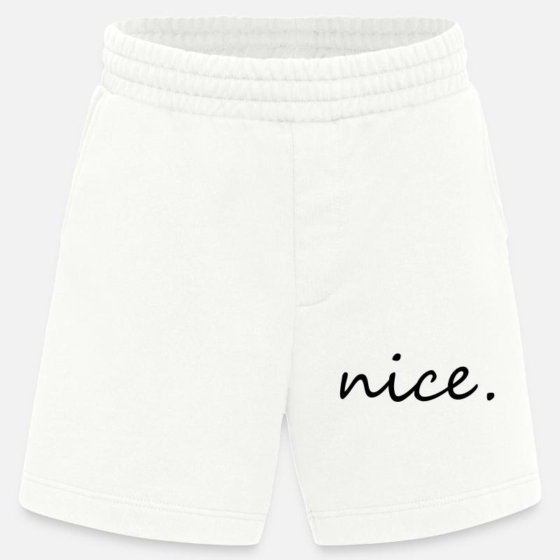 nice - Heavyweight Shorts - made by SPREAD  - OFF WHITE