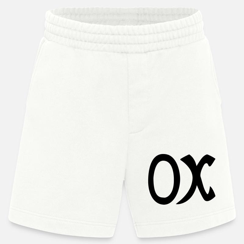 arabe - Short bio épais fabriqué en UE - OFF WHITE