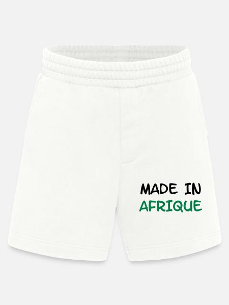 Made in AFRIQUE ! - Short bio épais fabriqué en UE - OFF WHITE