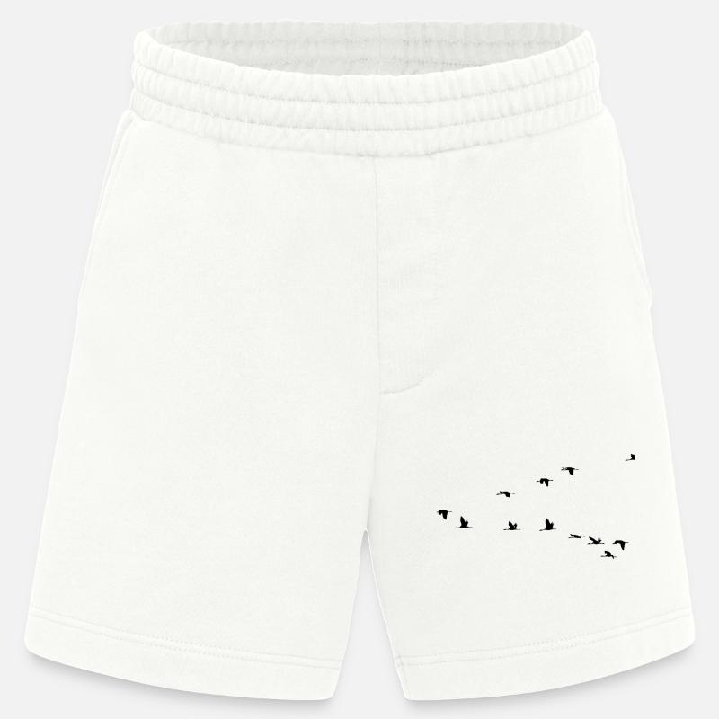 Vögel - Heavyweight Shorts - made by SPREAD - OFF WHITE