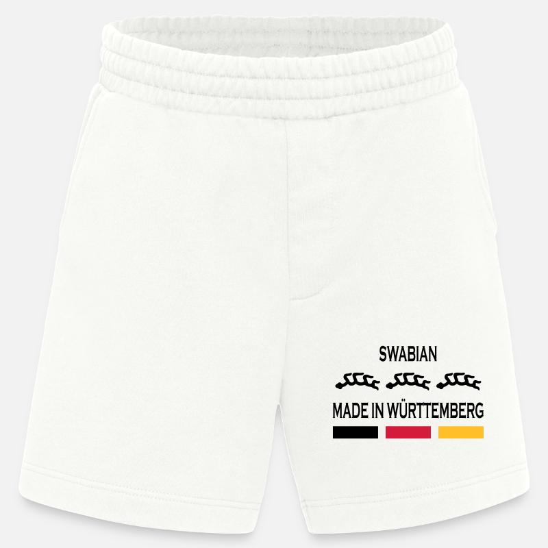 Made in Württemberg - Short bio épais fabriqué en UE - OFF WHITE