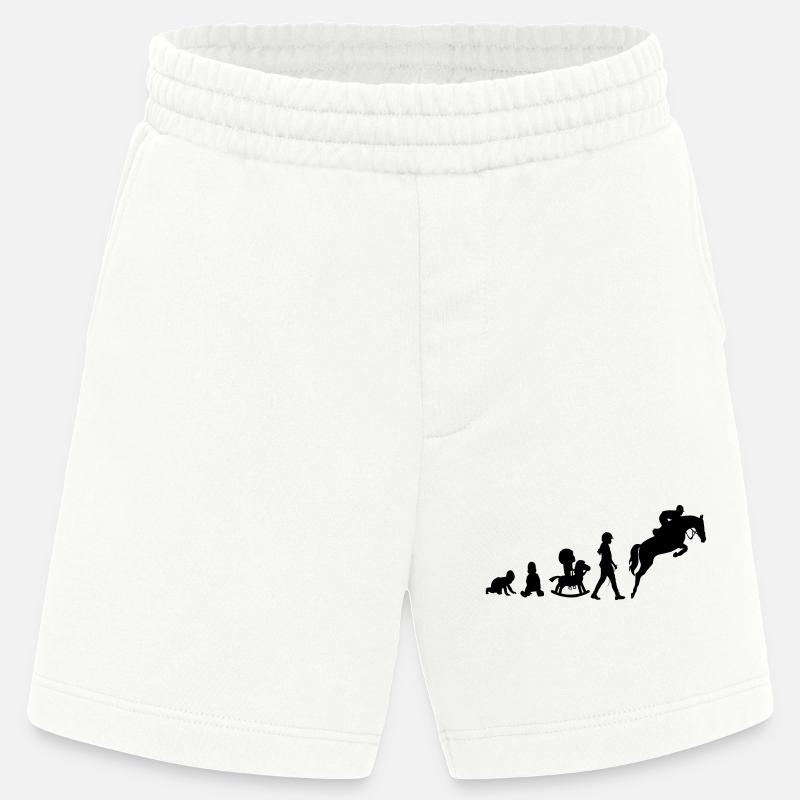 Evolution Springreiter - Heavyweight Shorts - made by SPREAD  - OFF WHITE
