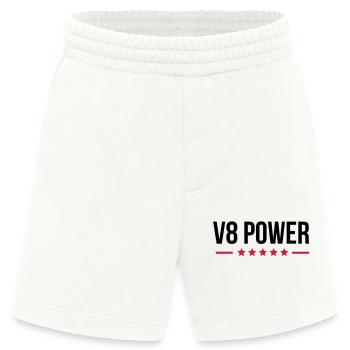V8 Power - Short bio épais fabriqué en UE - OFF WHITE - Devant