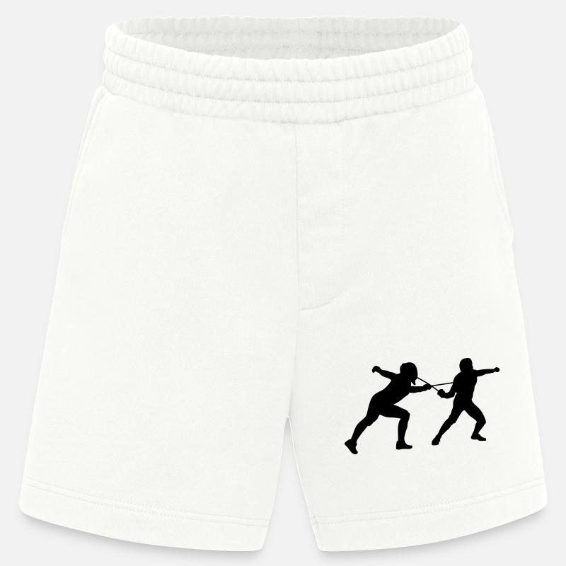 fechten - Short bio épais fabriqué en UE - OFF WHITE