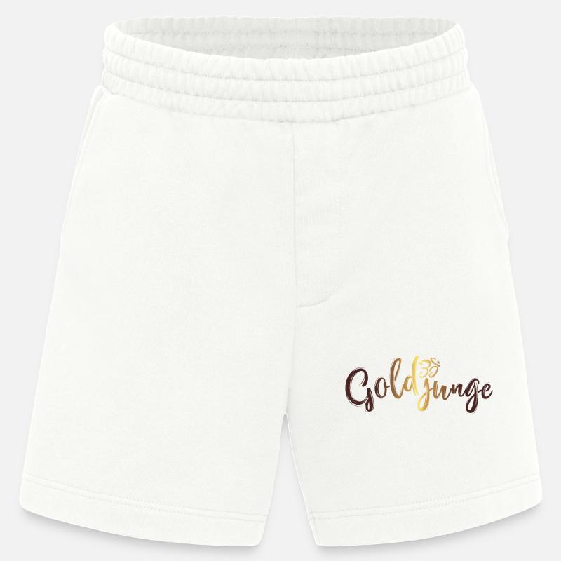 Goldjunge Basic Gold - Heavyweight Shorts - made by SPREAD  - OFF WHITE