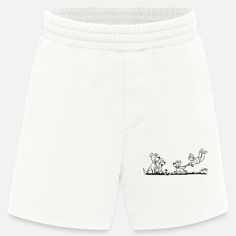 Gassigehen - Heavyweight Shorts - made by SPREAD  - OFF WHITE
