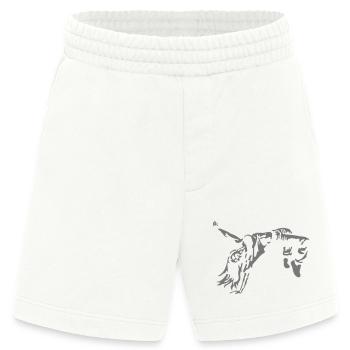 Hip Hop Girl - Heavyweight Shorts - made by SPREAD  - OFF WHITE - Vorne