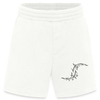 Tribal avec des étoiles - Short bio épais fabriqué en UE - OFF WHITE - Devant