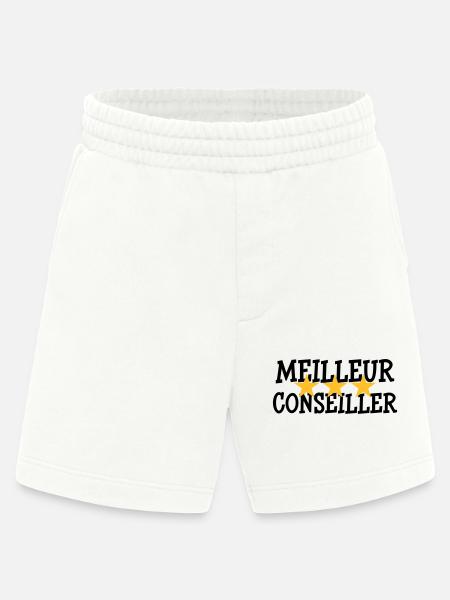 Meilleur Conseiller - Short bio épais fabriqué en UE - OFF WHITE