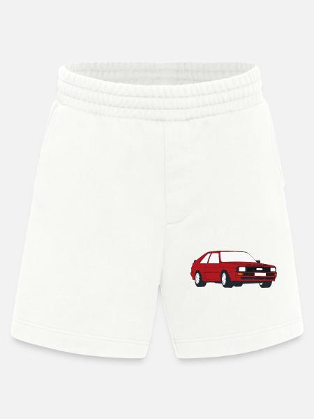Retro Sportwagen Design - Heavyweight Shorts - made by SPREAD - OFF WHITE