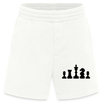 échecs - Short bio épais fabriqué en UE - OFF WHITE - Devant
