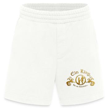 Ein Ring Ihn zu knechten... - Heavyweight Shorts - made by SPREAD  - OFF WHITE - Vorne
