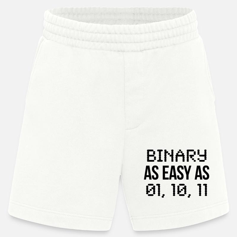 binary - Heavyweight Shorts - made by SPREAD  - OFF WHITE