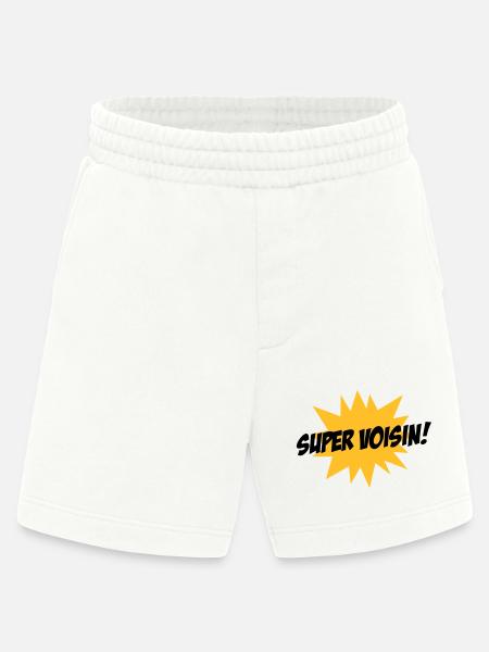 Super Voisin ! - Short bio épais fabriqué en UE - OFF WHITE