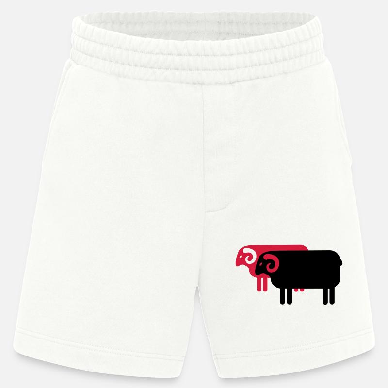 Heidschnucken Lüneburger Heide - Heavyweight Shorts - made by SPREAD  - OFF WHITE