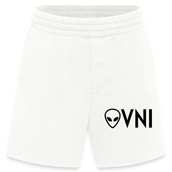 Ovni Ufo Extraterrestre Espace Geek Planète - Short bio épais fabriqué en UE - OFF WHITE - Devant