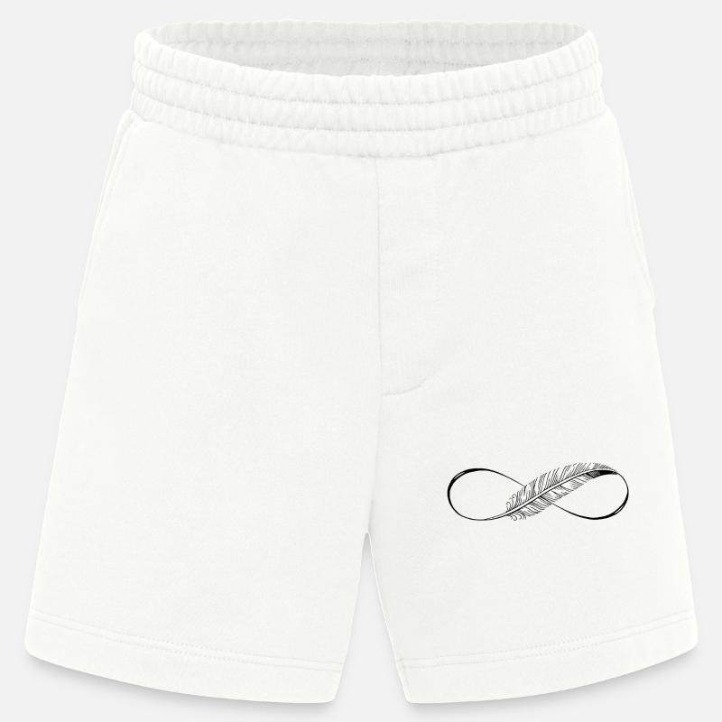 Lignes mignonnes Infinity Spring - Short bio épais fabriqué en UE - OFF WHITE