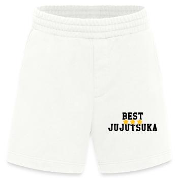 Jiu Jitsu / Jujutsu / Jiujitsu / Art Martial - Short bio épais fabriqué en UE - OFF WHITE - Devant