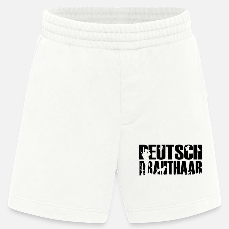 Jagdhund Deutsch Drahthaar - Heavyweight Shorts - made by SPREAD  - OFF WHITE