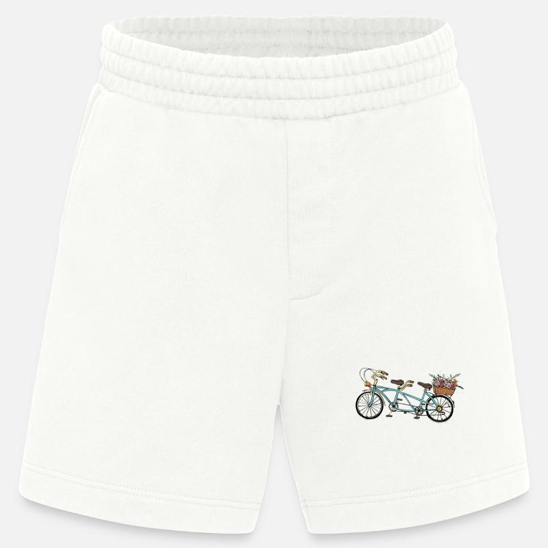 Blumen Tandem - Heavyweight Shorts - made by SPREAD  - OFF WHITE