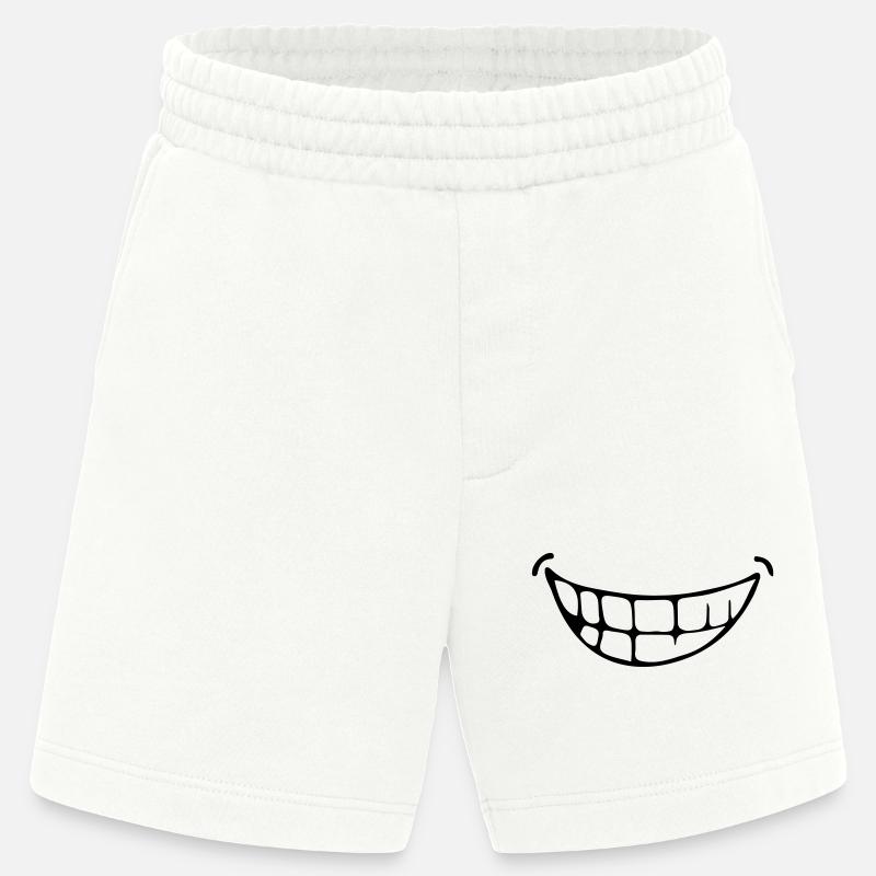 Grinsen - Heavyweight Shorts - made by SPREAD  - OFF WHITE