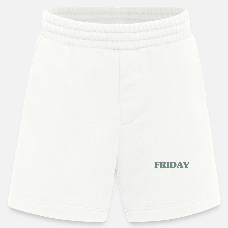 Vendredi - Short bio épais fabriqué en UE - OFF WHITE