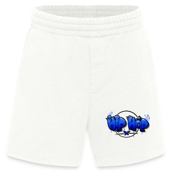 Hip Hop Graffiti - Heavyweight Shorts - made by SPREAD  - OFF WHITE - Vorne