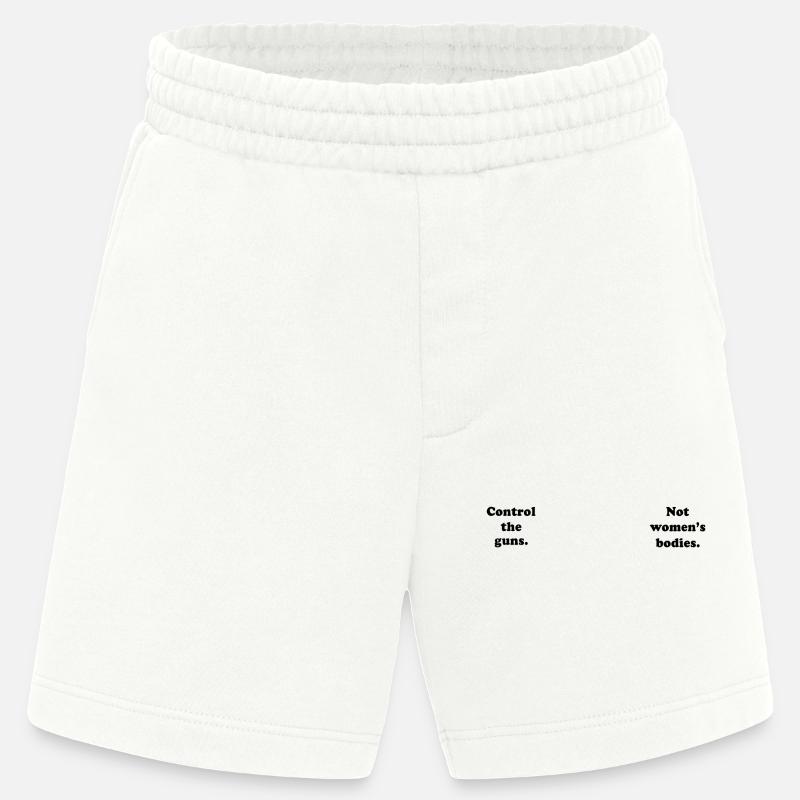 Kontrollwaffen, nicht Leichen - Heavyweight Shorts - made by SPREAD  - OFF WHITE