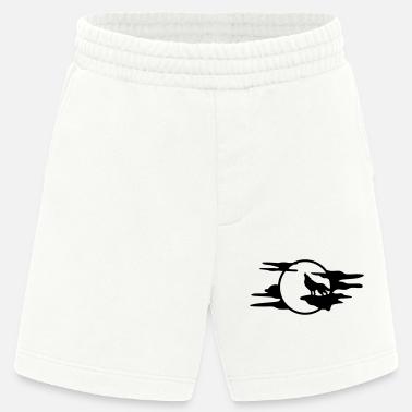 Der schwarze Wolf - Heavyweight Shorts - made by SPREAD  - OFF WHITE