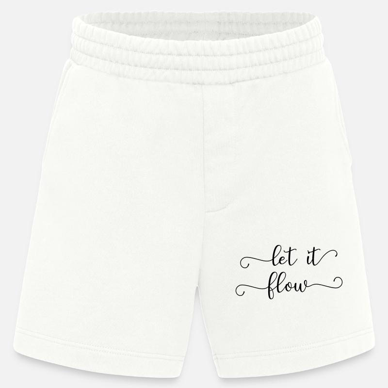 let it flow - Heavyweight Shorts - made by SPREAD - OFF WHITE