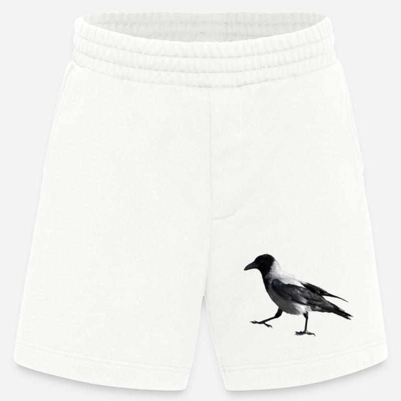 Ein kleiner Schritt durch eine Krähe - Heavyweight Shorts - made by SPREAD  - OFF WHITE